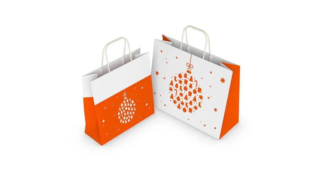 Artikel Weihnachtstüten mit Papierkordel